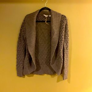 Vince brown cashmere blend cardigan sweater
